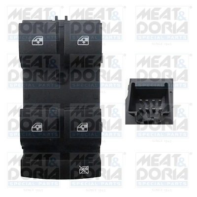 Switch, window regulator